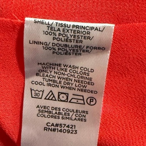 LOFT Red Pink Polka Dot Sleeveless Tank Top Medium – Lightweight Summer Blouse - Picture 2 of 3